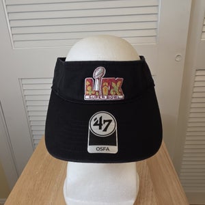 NWS Super Bowl LIX '47 Visor Black NFL