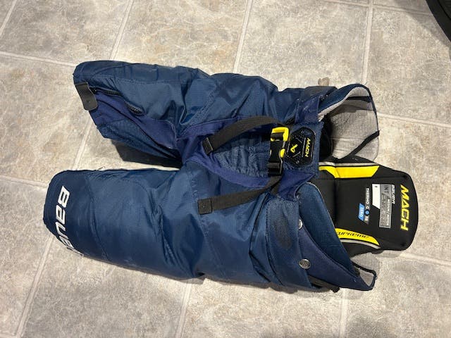Bauer Supreme Mach Hockey Pants (Used) Intermediate Navy