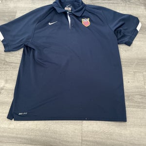 Team USA Blue Large Men's Nike Dri-Fit Shirt (Used)