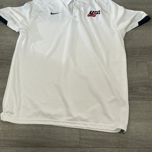 Team USA Blue Large Men's Nike Dri-Fit Shirt (Used)