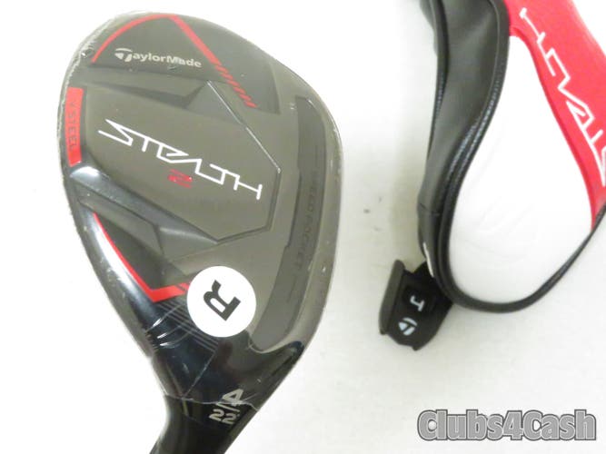 TaylorMade STEALTH 2 Rescue Hybrid 22 4H Fujikura Ventus TR 6R Red +Cover  NEW