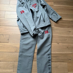 Gray Boys Large Bauer Track Suit (Used)