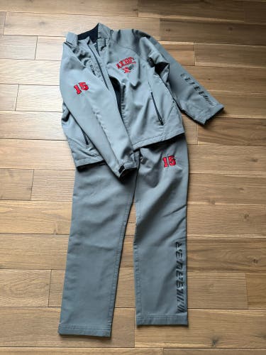 Gray Boys Large Bauer Track Suit (Used)