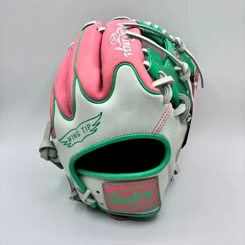 Rawlings Heart of the Hide Baseball Glove Green Pink Grey 11.5" RHT PROR204W NEW WITH TAG