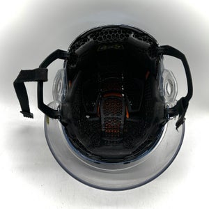 CCM Super Tacks X - Used Small Pro Stock Helmet (Navy Chrome)
