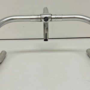 Vintage Cinelli Campion Del Mondo 66-38 Aluminum Drop Bar 110mm Stem Gran-Compe