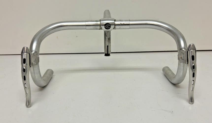 Vintage Cinelli Campion Del Mondo 66-38 Aluminum Drop Bar 110mm Stem Gran-Compe