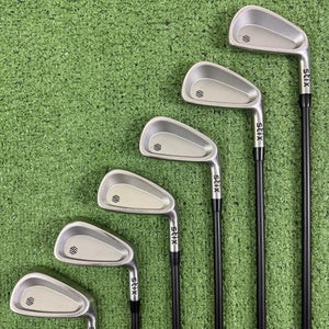 Stix Golf Club 5-PW Iron Set Black Graphite Stiff Flex Right Handed