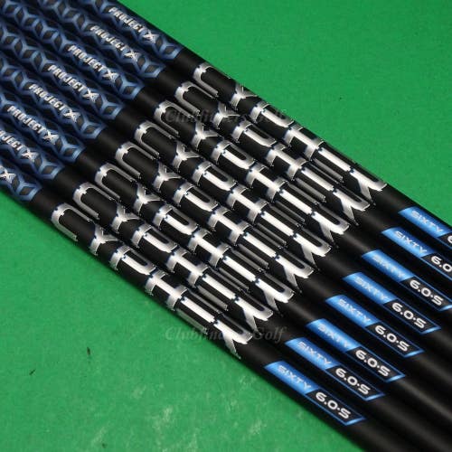 Project X CYPHER Sixty 6.0-S .370 Stiff 39" Iron / Hybrid Shafts SET OF 8