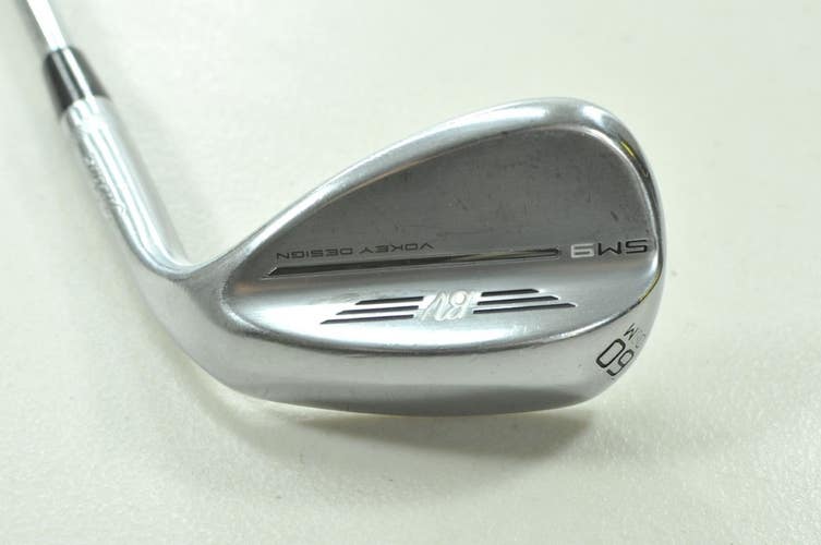 Titleist Vokey SM9 Tour Chrome 60*-08M Wedge Right BV Wedge Flex Steel #210089