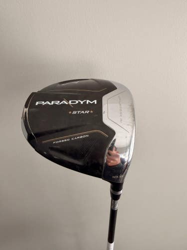 Callaway Paradym Star Driver 10.5 HZRDUS Smoke Stiff Flex 44.25 +HC NICE