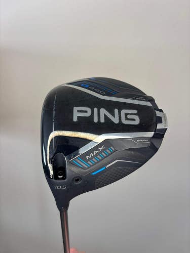 Ping G440 Max Driver 10.5 Tour Chrome 65 Regular Flex Lefty 45 +HC MINT