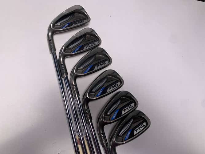 Ping G30 Iron Set 5-PW Black Dot CFS Distance Regular Steel Mens LH