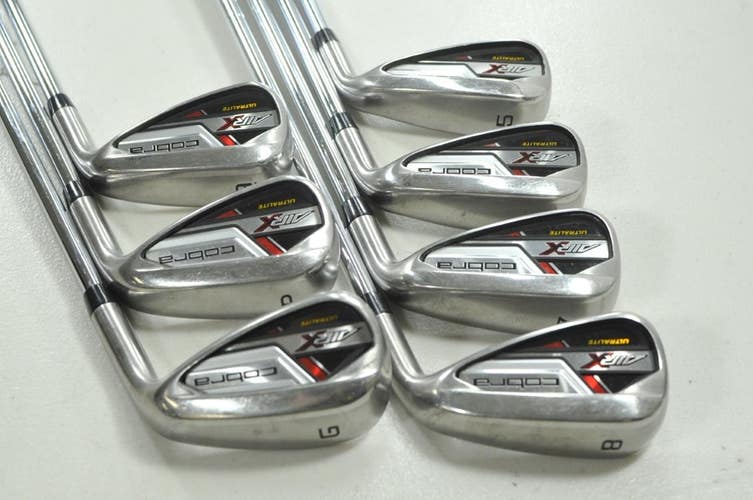 Cobra Air-X Ultralite 2023 5-PW,GW Iron Set Ultralite Senior Flex Steel #209445