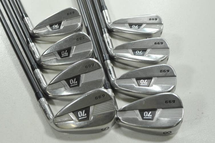Sub 70 699 Pro V2 5-PW,GW,SW Iron Set Regular Flex RH MMT 80g Graphite # 209590