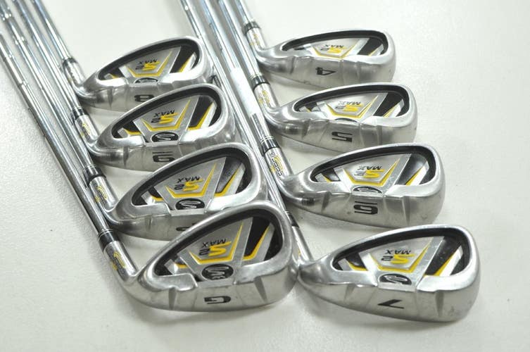 Cobra S2 Max 4-PW,GW Iron Set Stiff Flex Right Steel  # 210082