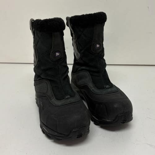 Merrell Whiteout Mid Women's Waterproof Insulated Snow Boots Black US 11 EU 42.5