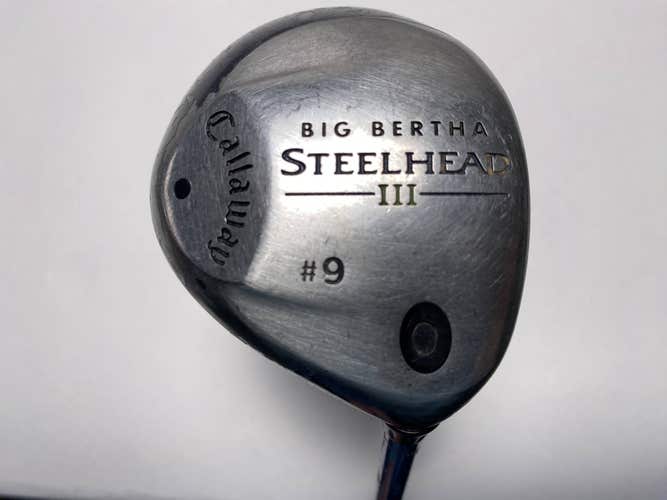 Callaway Steelhead III 9 Fairway Wood 24* System III Ladies Graphite Womens RH