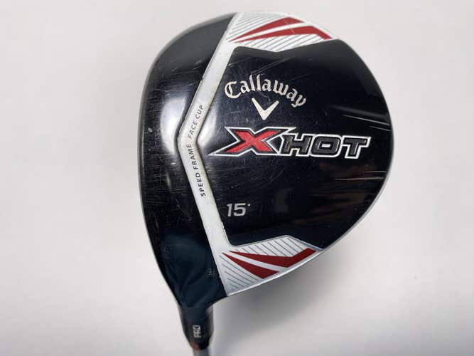 Callaway X Hot 19 3 Fairway Wood 15* Project X PXv Extra Stiff Graphite Mens LH
