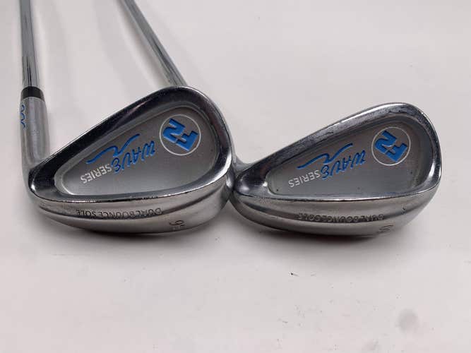 F2 Face Forward Wave Series Wedge Set 56* 60* Wedge Steel Mens RH