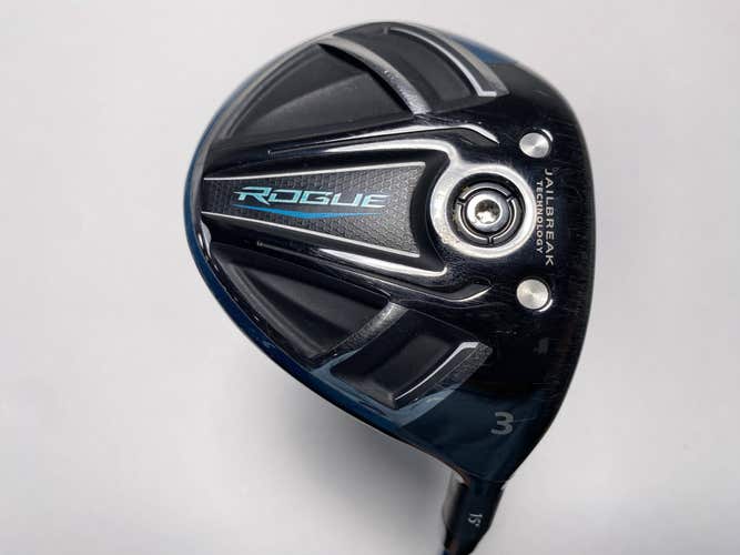 Callaway Rogue Sub Zero 3 Fairway Wood 15* Project X EvenFlow 6.0 Stiff Mens RH