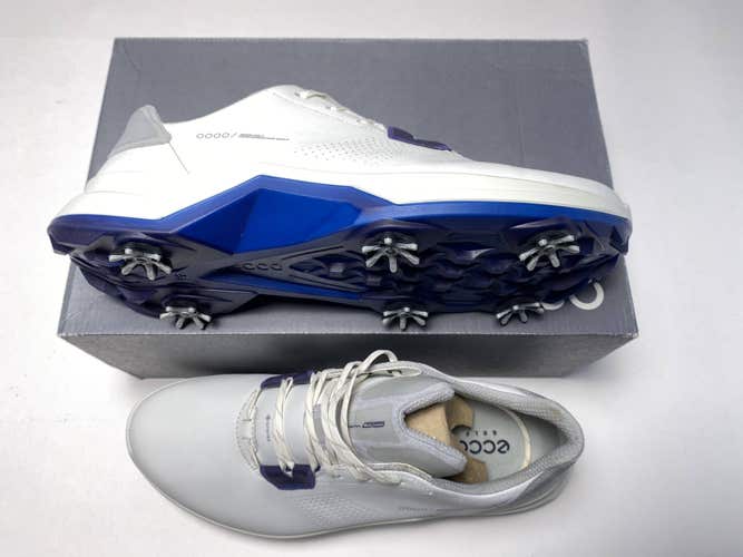 ECCO Golf Biom G5 Golf Shoes White Blue Men's SZ 11.5 NEW