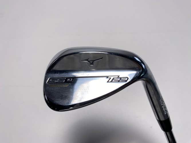 Mizuno T22 Satin Chrome Wedge 56* 10 Bounce D-Grind TT DG S400 Stiff Steel RH