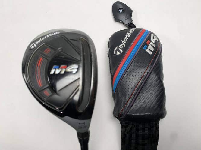 TaylorMade M4 4 Hybrid 22* Fujikura Atmos 6R Regular Graphite Mens RH HC