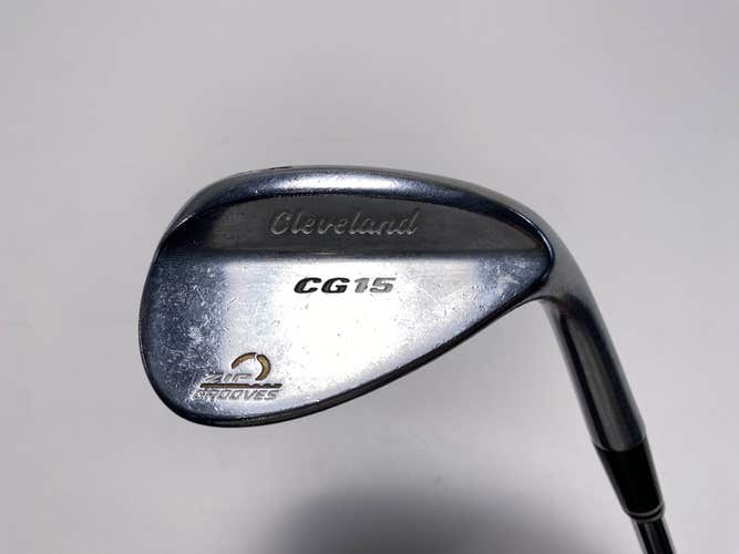 Cleveland CG15 Satin Chrome Wedge 54* 14 Bounce Traction Wedge Steel Mens RH
