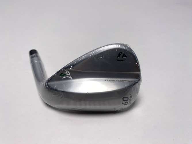 TaylorMade Milled Grind 4 Chrome Wedge 60* 7 Bounce HEAD ONLY Mens RH NEW