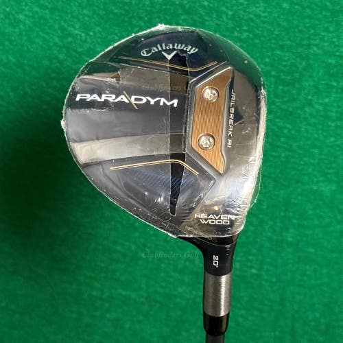 NEW Callaway Paradym Fairway Heaven Wood 20 HZRDUS Smoke iM10 5.5 Regular