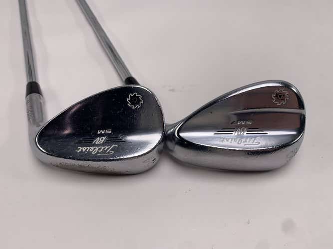 Titleist Vokey SM7 Tour Chrome Wedge Set 54* 14 | 60* 12 Wedge RH -3/4''