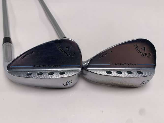 Callaway Mack Daddy 4 Chrome Wedge Set 52* 12 | 56* 12 50g Ladies RH