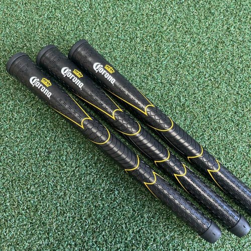 Custom Winn Dri-Tac Corona Beer Golf Grips Set Of 3