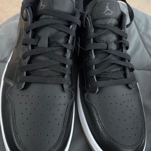 Black Men's Size 13.0 (W 14.0) Adult Air Jordan Golf Shoes (New)