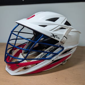White/Red/Blue Cascade XRS Helmet (Used)