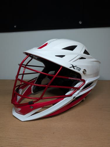 White/Red Cascade XRS Pro Helmet (Used)