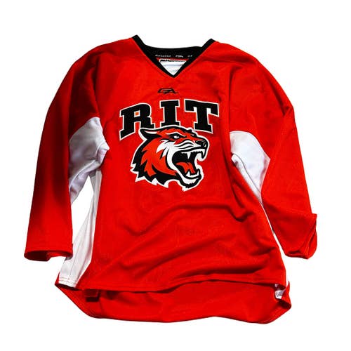 RIT Hockey - Used Pro Stock Practice Jersey (Orange)