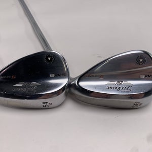 Titleist Vokey SM6 Tour Chrome Wedge Set 54* 10 | 58* 10 Wedge Steel Mens RH