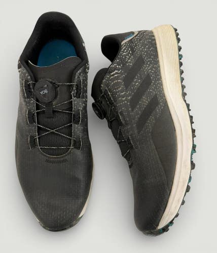 Adidas S2G BOA GV9789 Mens Size 10 Golf Shoes Black/Gray Spikeless Sneakers