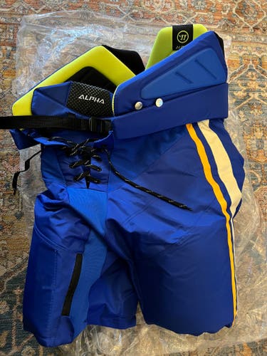 St. Louis Blues | Winter Classic | Senior Medium Warrior Alpha LX PRO Hockey Pants Pro Stock (New)