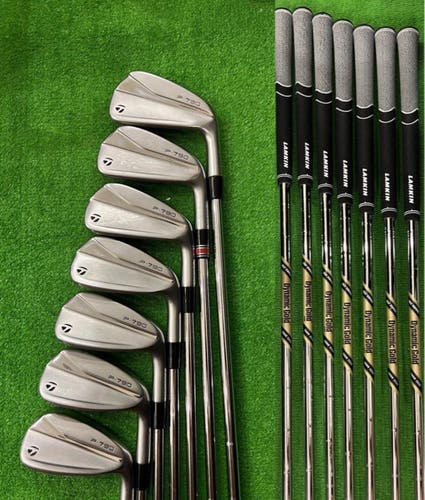 Men's TaylorMade P-790 Right Handed Iron Set - S Flex Steel Shaft w/ club covers *TAKING OFFERS*