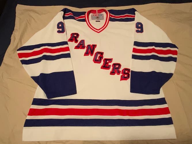 NEW Vintage Wayne Gretzky #99 New York Rangers CCM Jersey XL Plus 8x10 UDA Photo