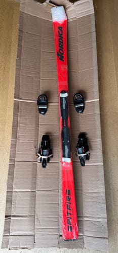 2025 Nordica 175 cm All Mountain Spitfire Skis With Bindings Max Din 12 (New)