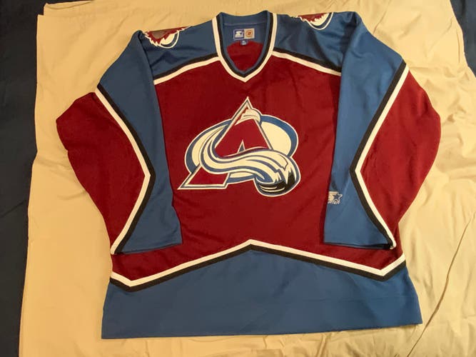 NEW Colorado Avalanche Starter Home Game Hockey Jersey XL
