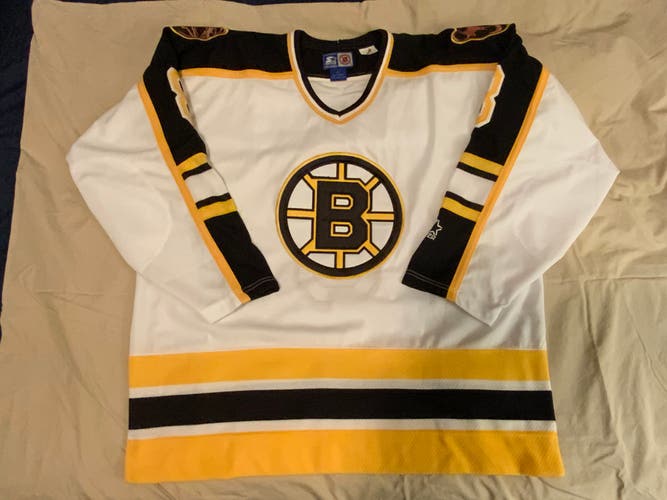 New Vintage Boston Bruins Cam Neely #8 Starter Away (White) Jersey Size XL