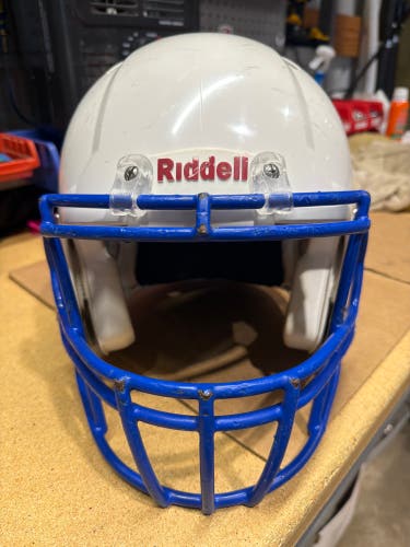 USED RIDDELL SPEED ADULT HELMET - LARGE - WHITE - REJECT