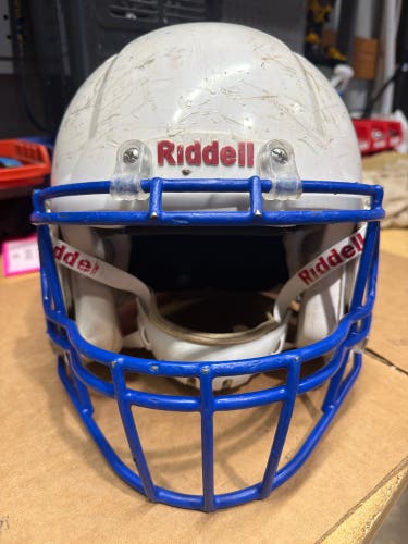 USED RIDDELL SPEED ADULT HELMET - LARGE - WHITE - REJECT