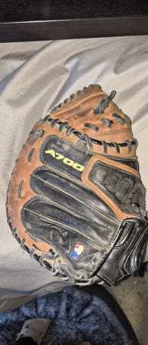 Wilson A700 32" Catcher's Mitt Glove A0700 CM32 ECCO Leather RHT