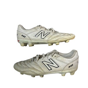 Used New Balance Soccer Cleats White Junior 02.5 11873-S000225870